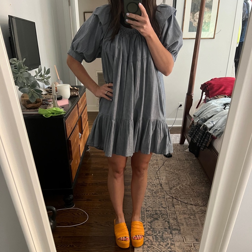 Free People Flowy Mini Dress